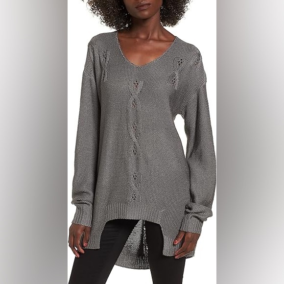 Somedays Lovin Patti Oversized Cable Knit Sweater - Picture 1 of 8